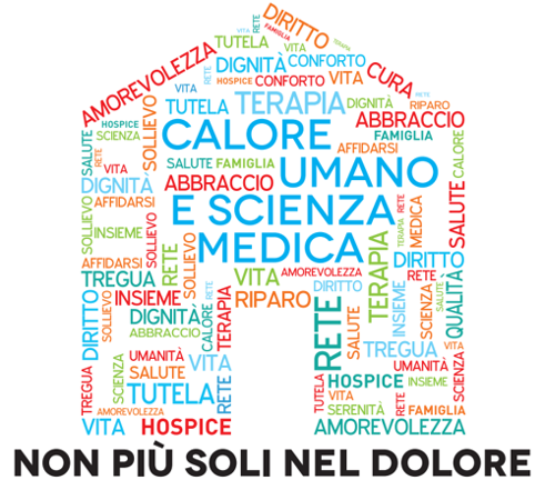 Immagine della campagna della Regione Toscana Non più soli nel dolore