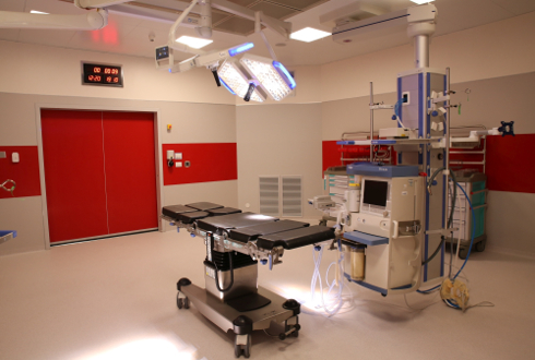 Fotografia della nuova sala operatoria del Meyer