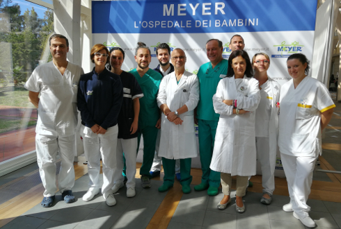 Foto dei professionisti dell'otorinolaringoiatria del Meyer