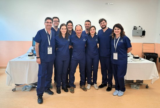 Foto team corso chirurgia endoscopica basicranio Meyer Health Campus