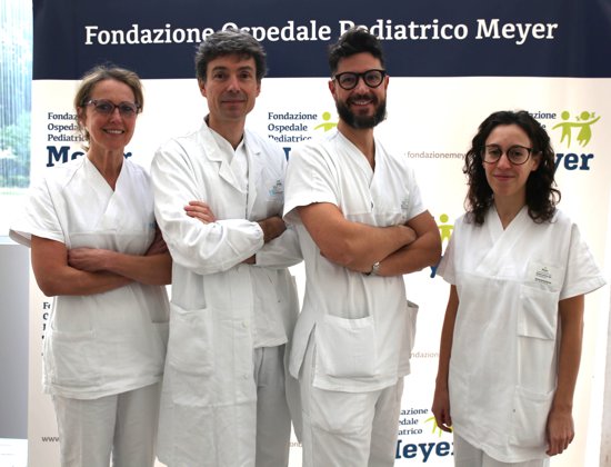 Foto del team di stampa 3D dell’AOU Meyer IRCCS